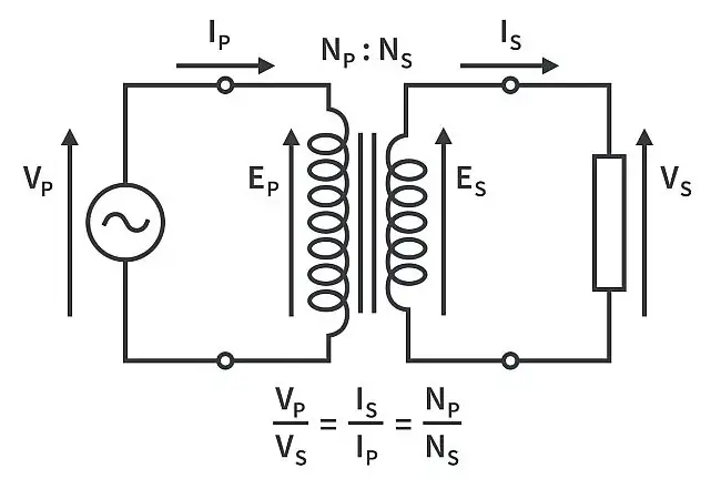 Audio Transformer Voltage-Current Relationship