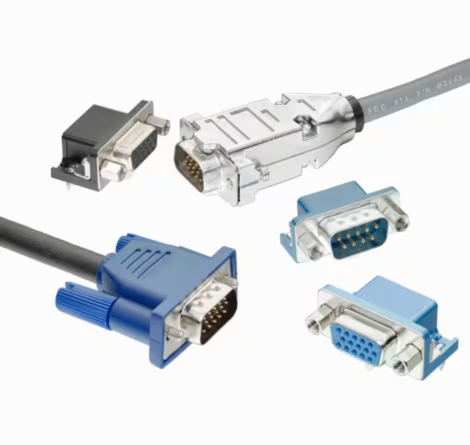 D-Sub connector assemblies