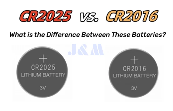 CR2025 vs CR2016: What is the Difference?