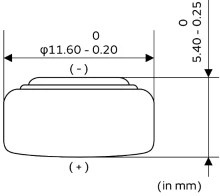 SR44 Battery Size