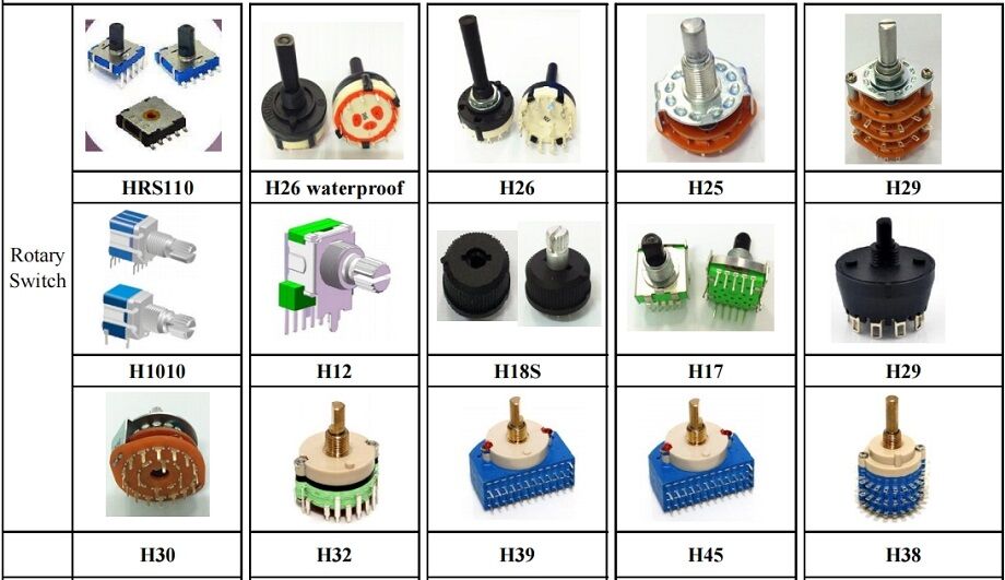 Types of Rotary Switches