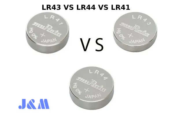 LR43 VS LR44 VS LR41