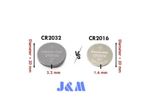 CR2016 vs. CR2032